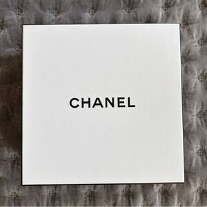 CHANEL White Box with Black Logo